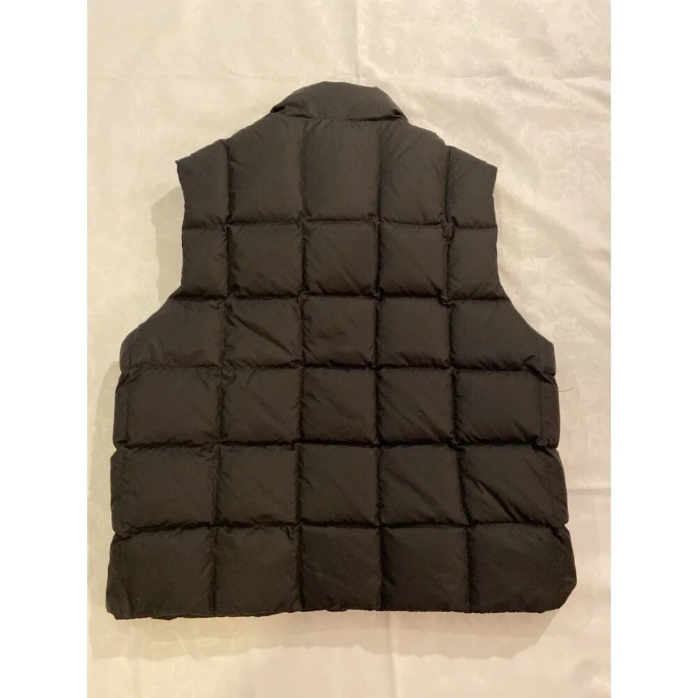 Eddie Bauer Puffer Goosedown Vest Men’s XL Black Jacket Full Zip